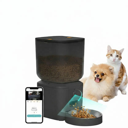 Smart Automatic Pet Feeder – Camera & Voice Recorder