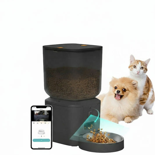 Smart Automatic Pet Feeder – Camera & Voice Recorder