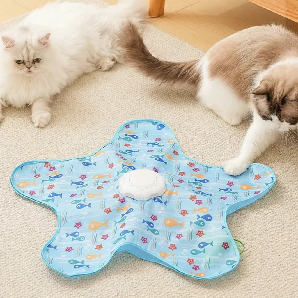 Interactive Cat Toy - Moving Feather Chase
