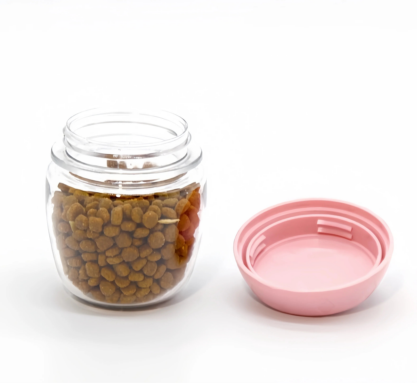 Portable Pet Water & Food Bottle with Bowl - Leak Proof