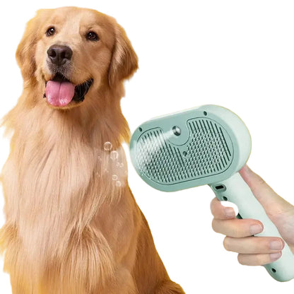 Pet Spray Comb – Steam Grooming Brush & Hair Remover for Dogs & Cats