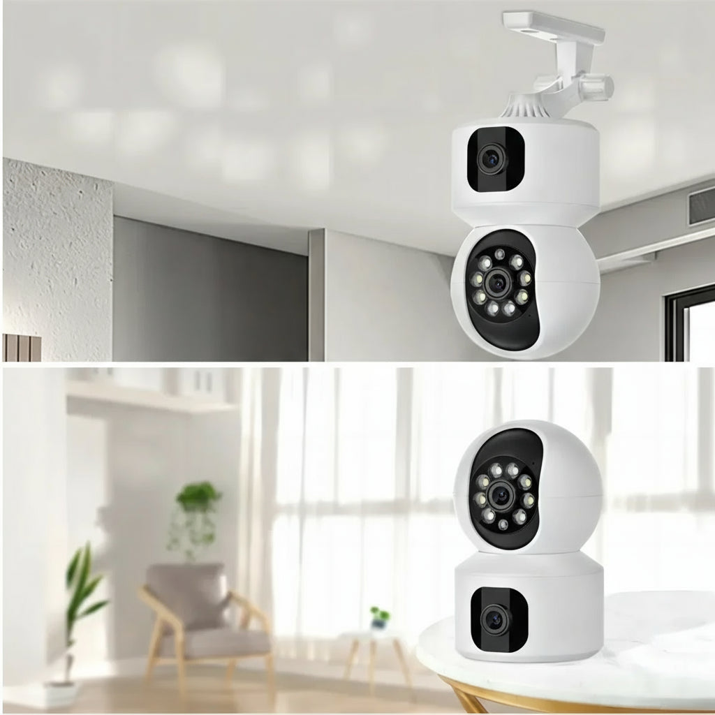 Interactive Indoor PetCare Camera – Talk & Listen, Color Night Vision, AI Motion